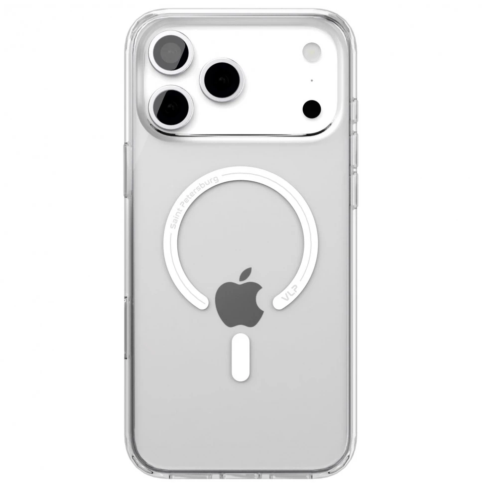 Чехол защитный VLP Diamond Case MagSafe для iPhone 17 Pro Max Прозрачный