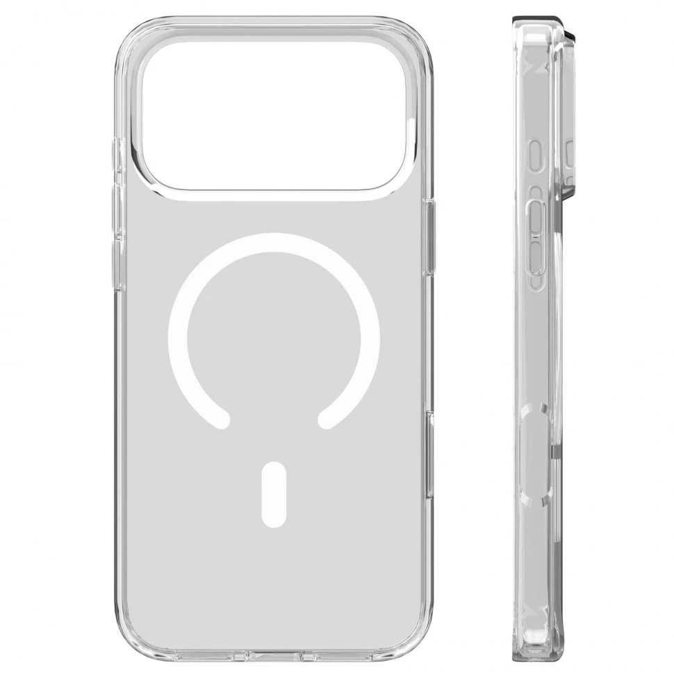 Чехол защитный VLP Diamond Case MagSafe для iPhone 17 Pro Max Прозрачный