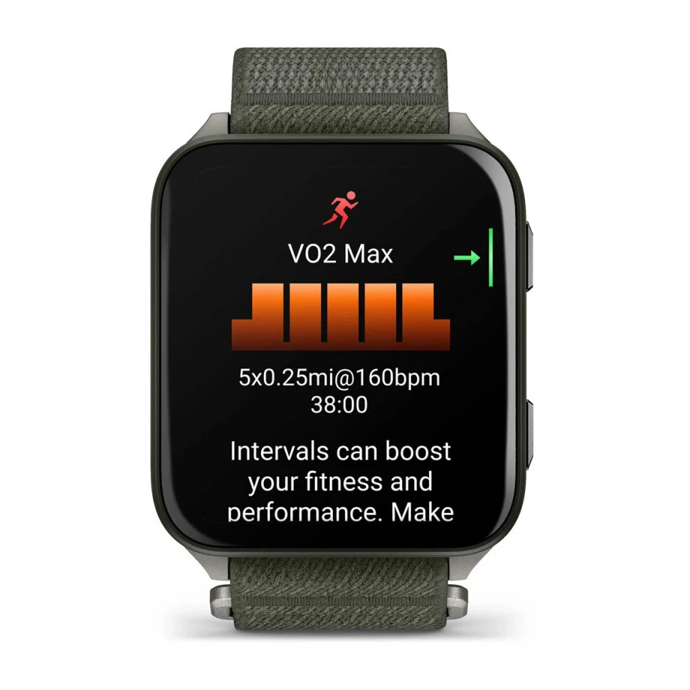 Умные часы Garmin Venu X1 Moss with Titanium Caseback and Moss ComfortFit Nylon Band (010-02980-01)