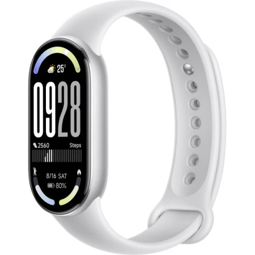 Фитнес-браслет Xiaomi Smart Band 10 Серебро (Glacier Silver)