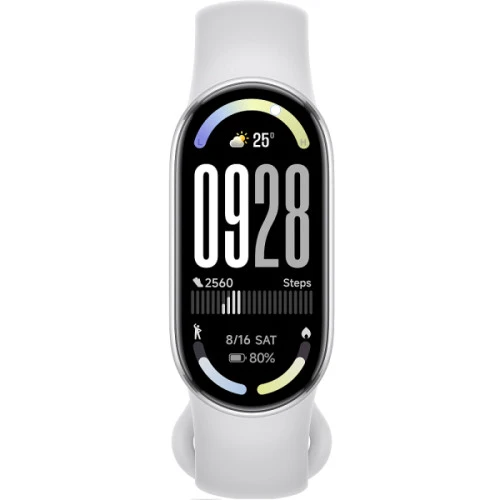 Фитнес-браслет Xiaomi Smart Band 10 Серебро (Glacier Silver)