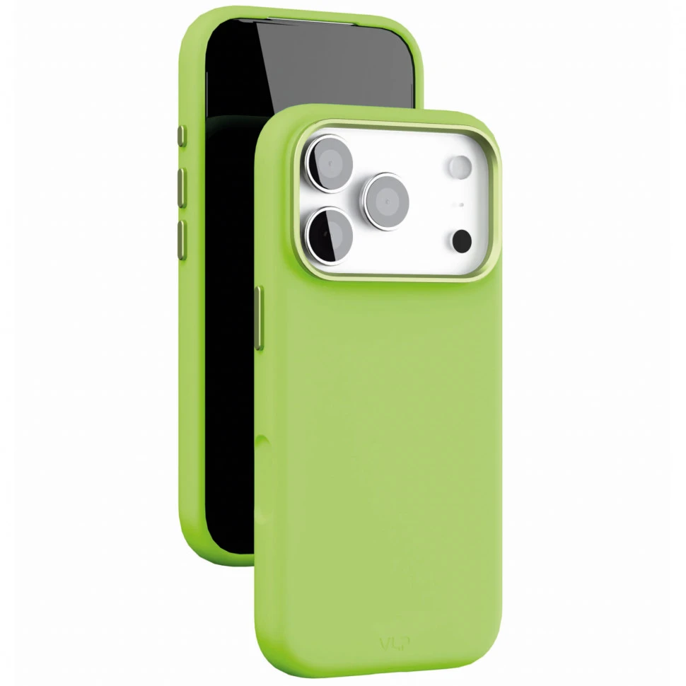 Чехол защитный VLP Aster Pro Case MagSafe для iPhone 17 Pro Лайм