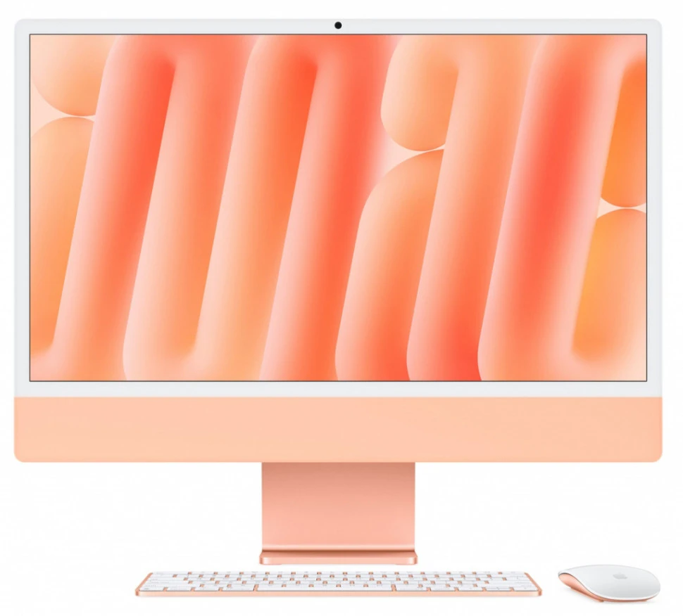 Моноблок Apple iMac 24" 2024 Retina 4.5K MWV83 (M4 10-core GPU, 16/256GB) Оранжевый