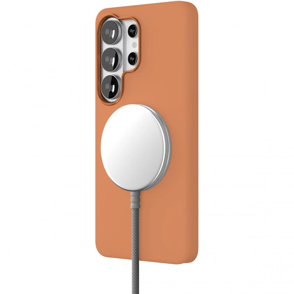 Чехол защитный VLP Aster Pro Case с MagSafe для Samsung Galaxy S26 Ultra Оранжевый
