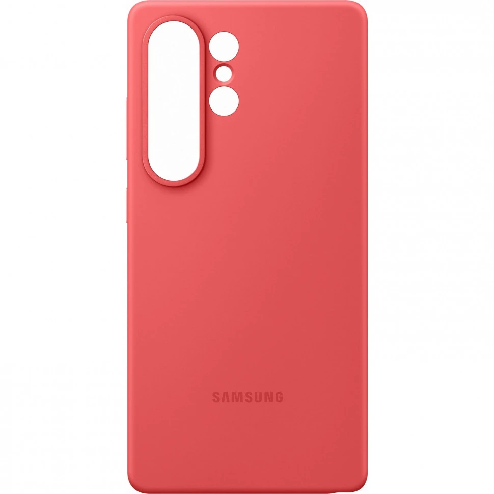 Чехол защитный Samsung Silicone Case для Samsung Galaxy S25 Ultra Красный