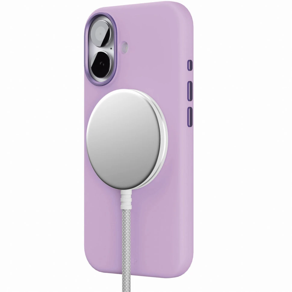 Чехол защитный VLP Aster Pro Case MagSafe для iPhone 17 Лавандовый