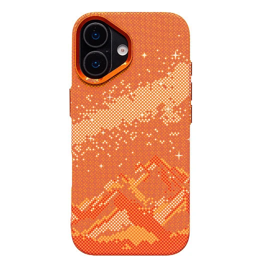 Чехол защитный MOSBROS Phone Case MagSafe для iPhone 17 Оранжевый
