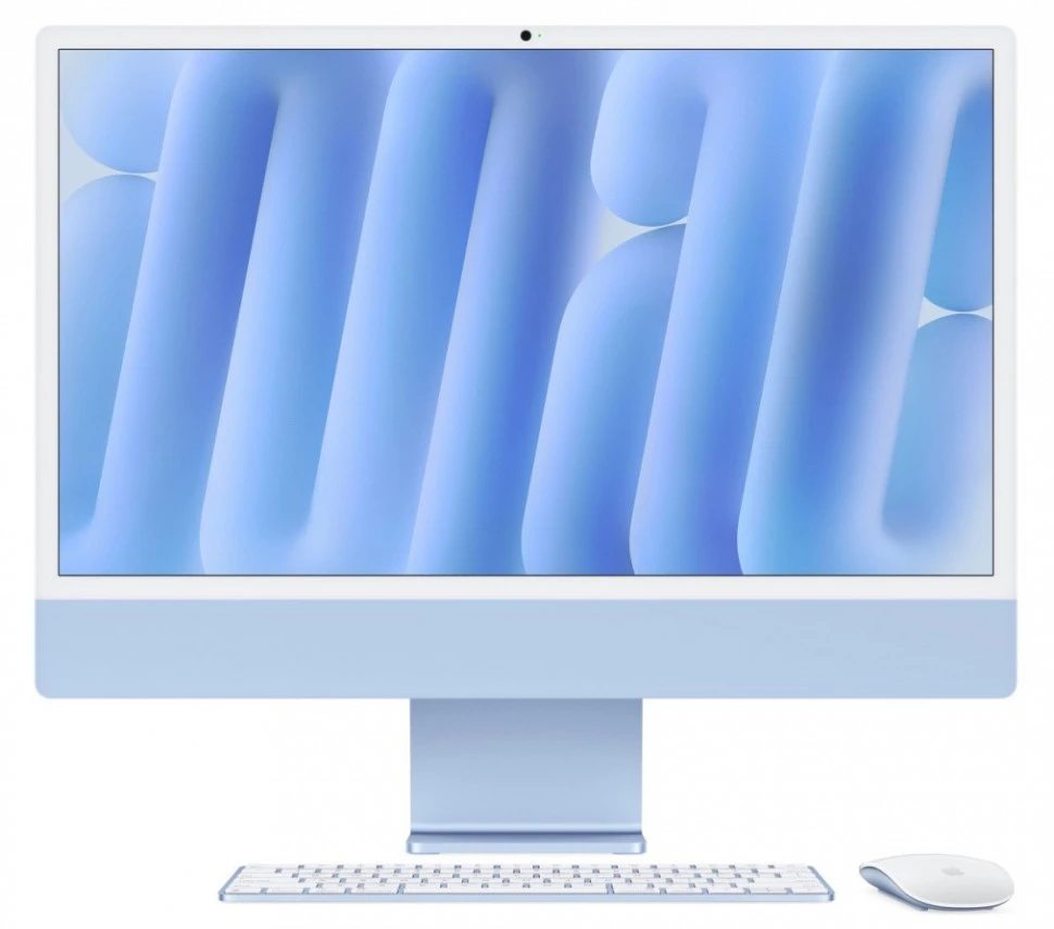 Моноблок Apple iMac 24" 2024 Retina 4.5K MWV33 (M4 10-core GPU, 16/512GB) Синий