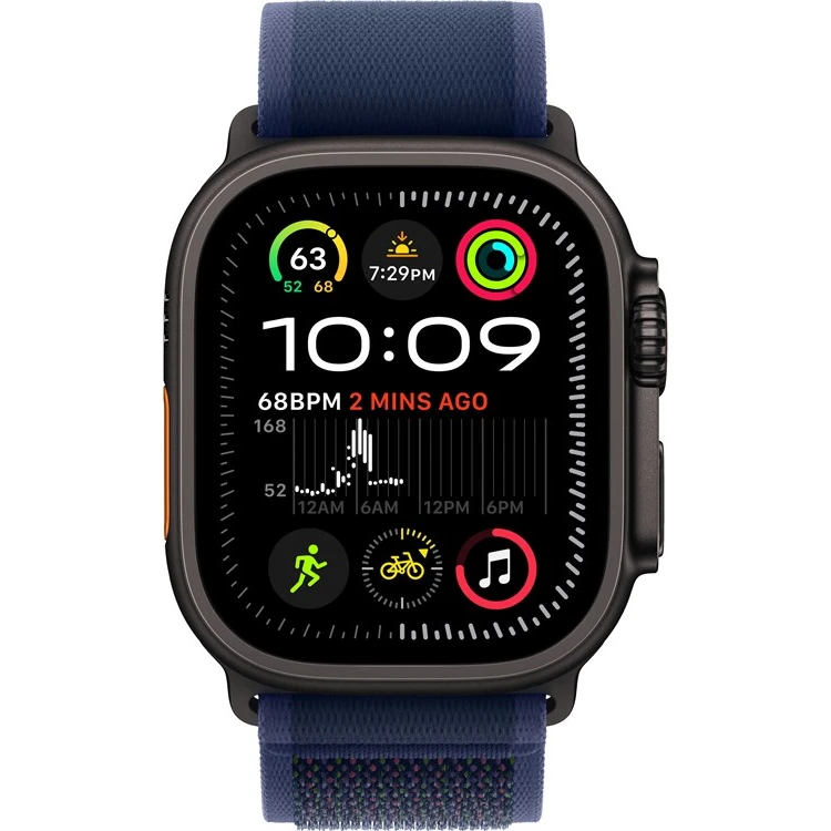 Умные часы Apple Watch Ultra 2 2024 49mm Black Titanium Case with Blue Trail Loop (M/L)
