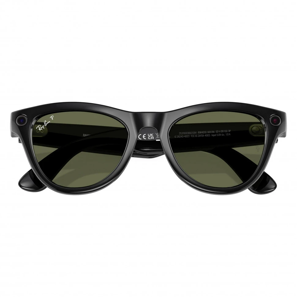 Умные очки Ray-Ban Skyler Black/G-15 Green Polarized (RW4010)