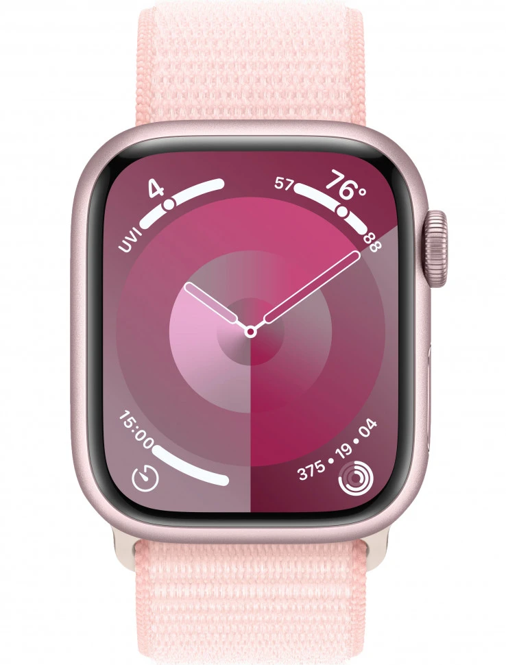 Умные часы Apple Watch Series 9 41mm Pink Aluminum Case with Pink Sport Loop