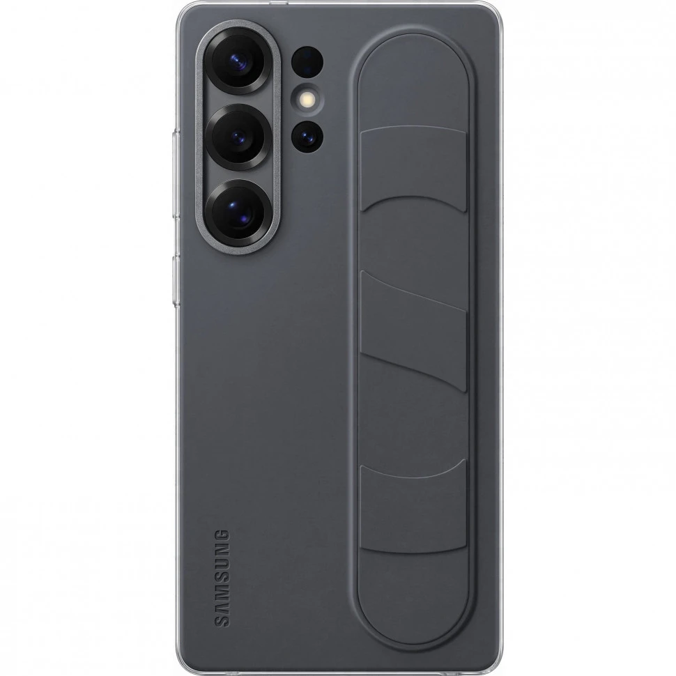 Чехол защитный Samsung Standing Grip Case для Samsung Galaxy S25 Ultra Черный