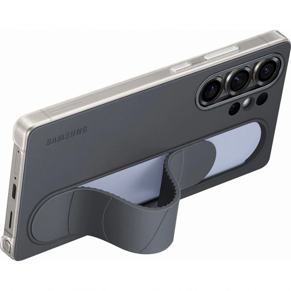 Чехол защитный Samsung Standing Grip Case для Samsung Galaxy S25 Ultra Черный