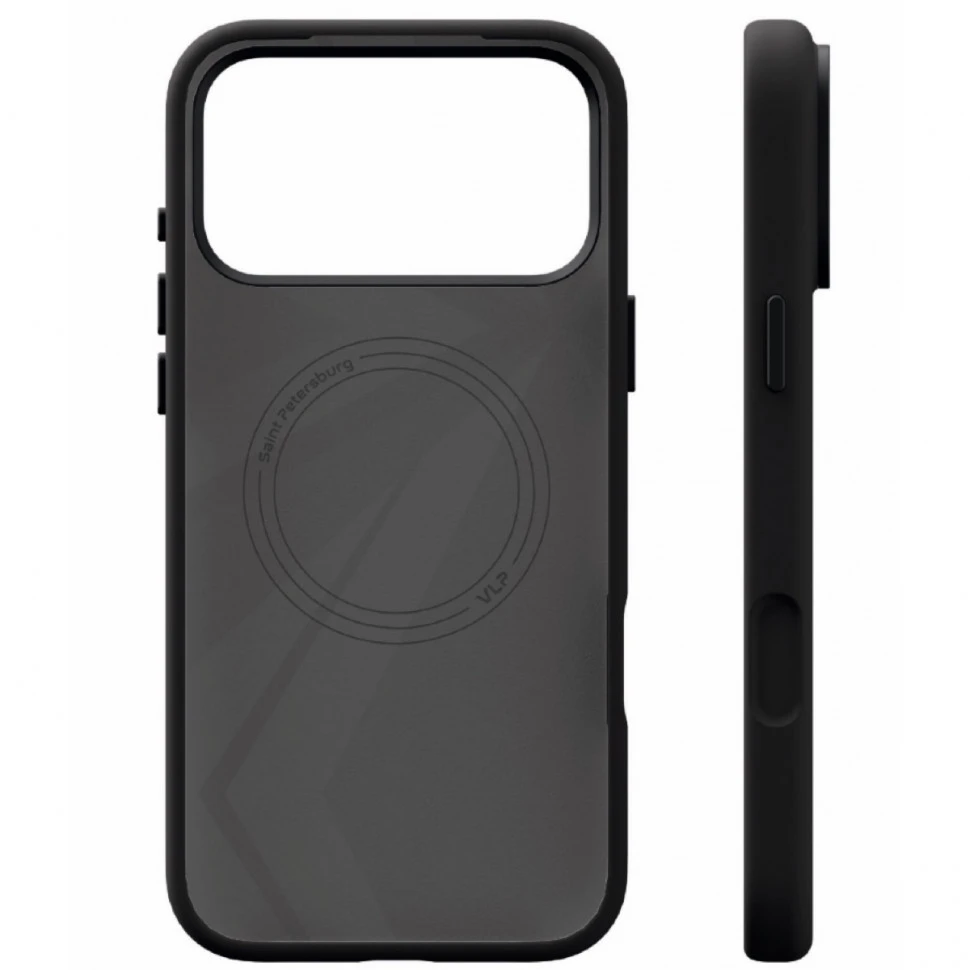 Чехол защитный VLP Aster Pro Case MagSafe для iPhone 17 Pro Max Черный