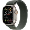 Умные часы Apple Watch Ultra 2 2024 49mm Natural Titanium Case with Green Trail Loop (M/L)