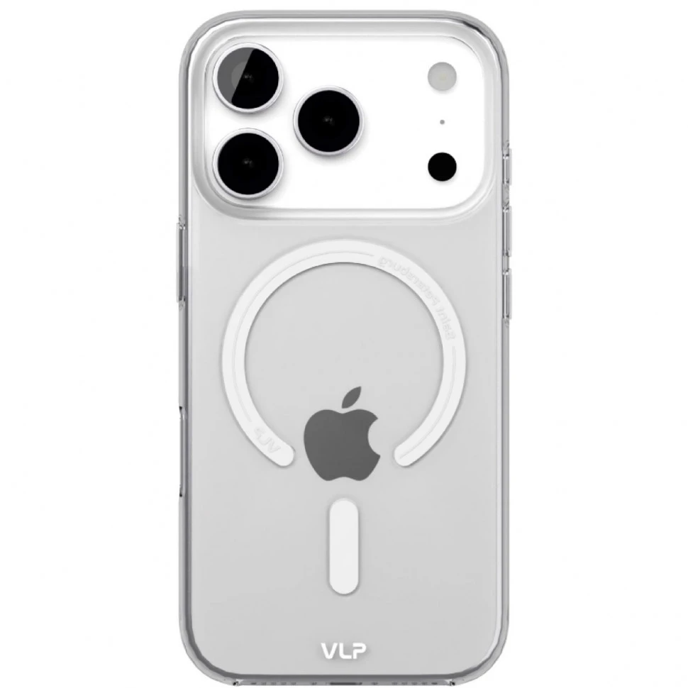 Чехол защитный VLP Puro Case MagSafe для iPhone 17 Pro Прозрачный