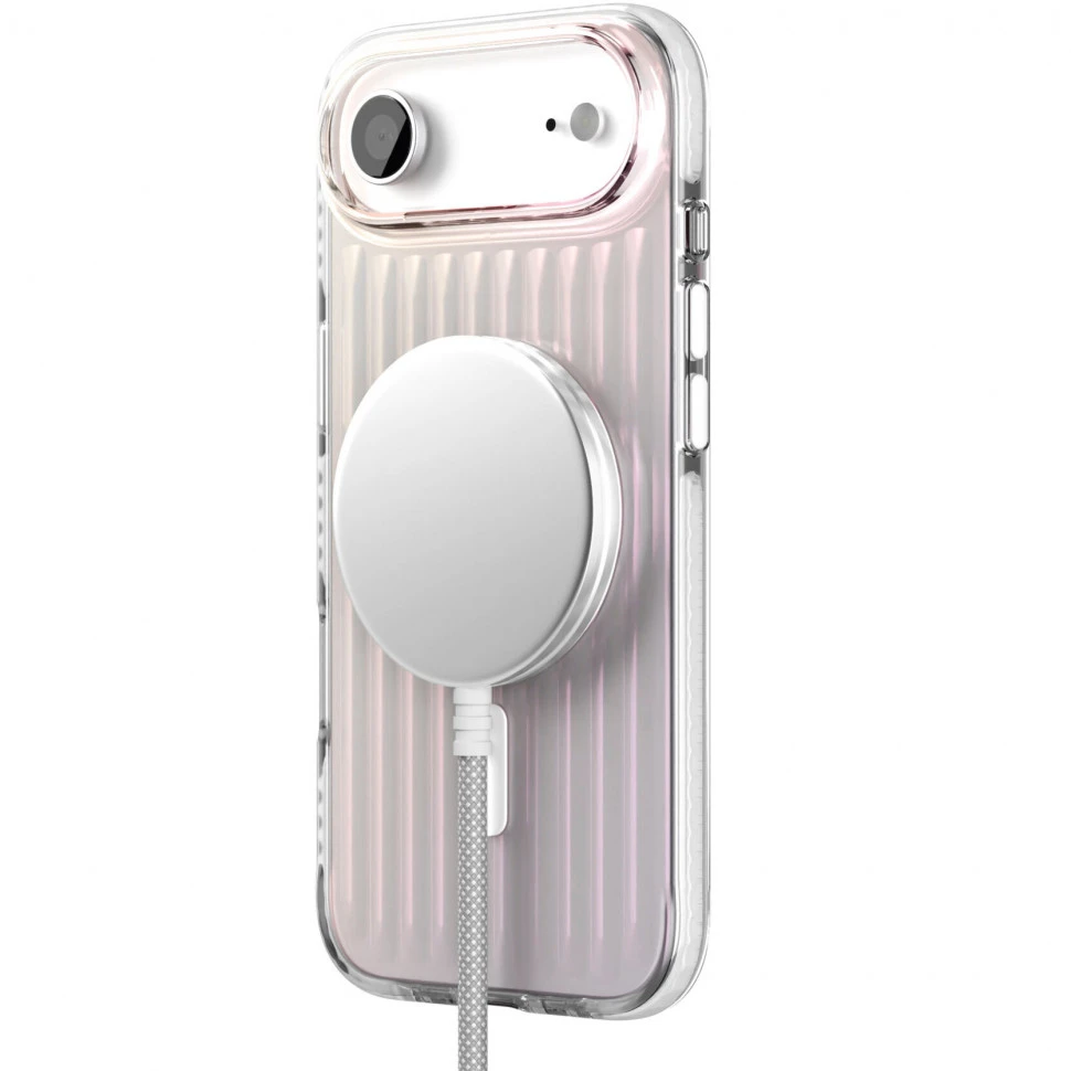 Чехол защитный VLP Pulse Case MagSafe для iPhone Air Перламутровый