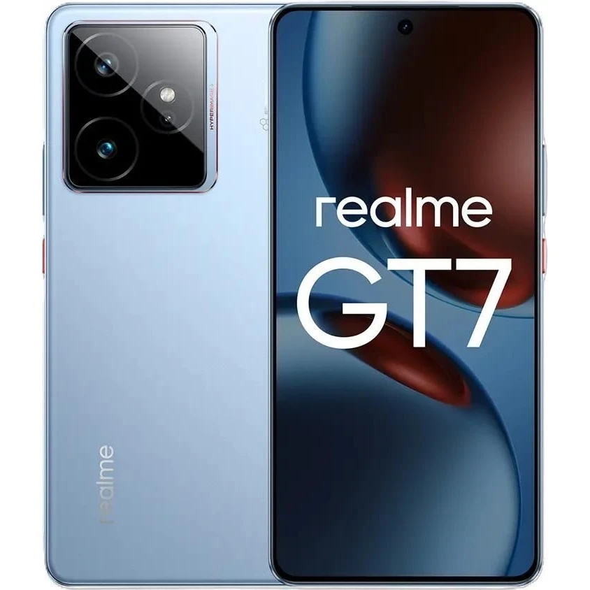 Смартфон realme GT 7 12/256GB Синий (IceSense Blue)