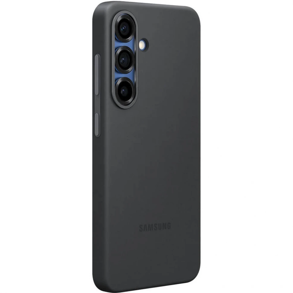 Чехол защитный Samsung Silicone Case для Samsung Galaxy S25 Черный