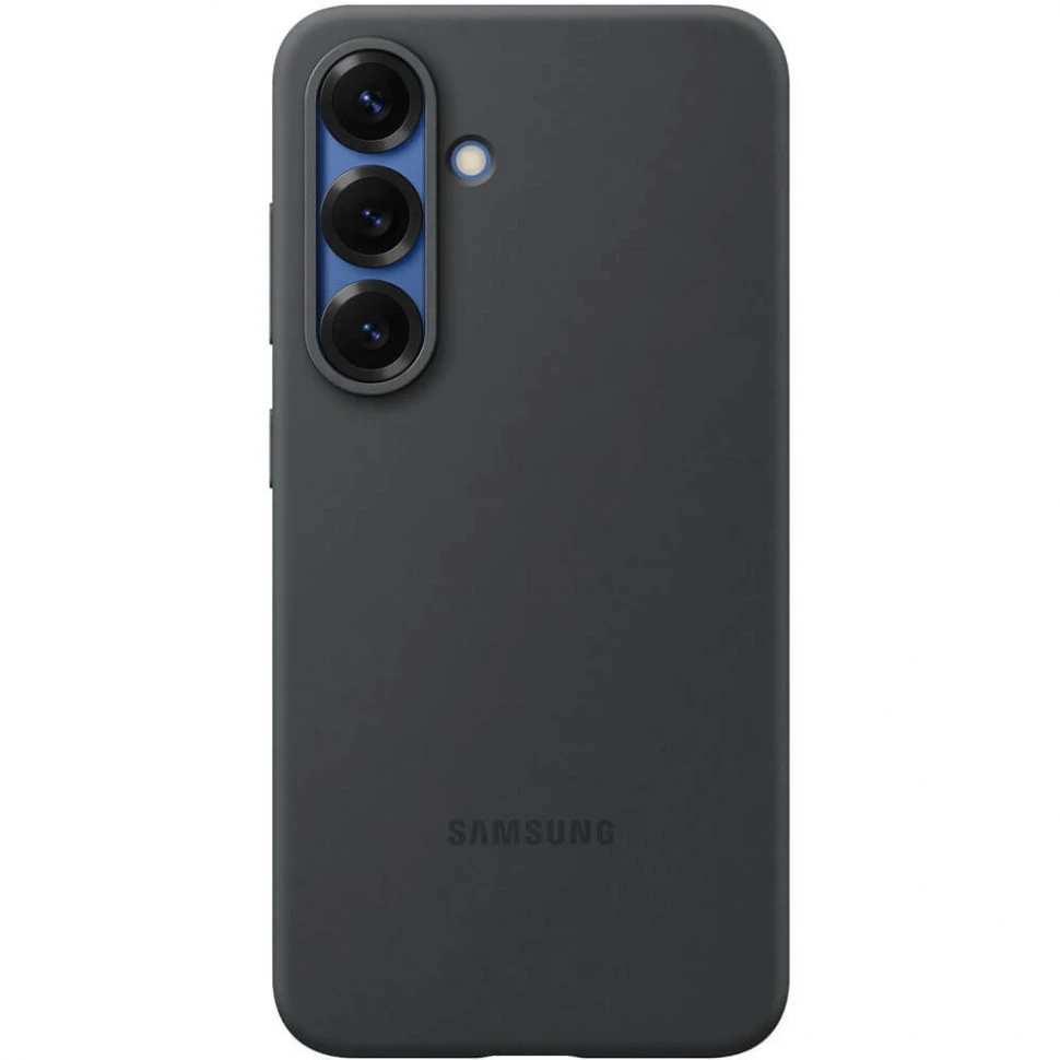 Чехол защитный Samsung Silicone Case для Samsung Galaxy S25+ Черный