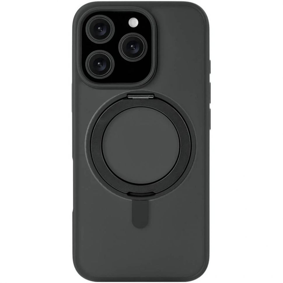 Чехол защитный uBear Clip 360 Mag Case для iPhone 16 Pro Max Черный