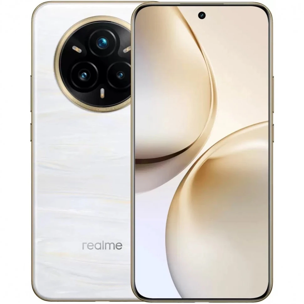 Смартфон realme 14 Pro+ 5G 8/256GB Белый (Pearl White)