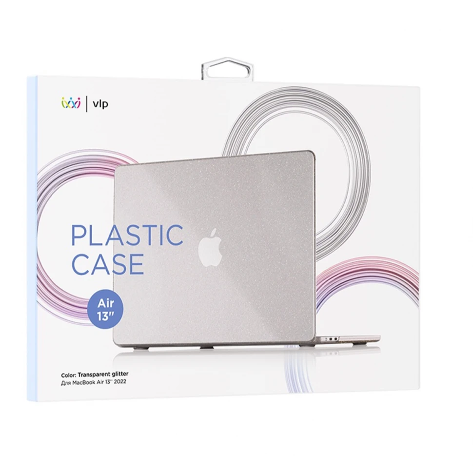Чехол защитный VLP Plastic Case для MacBook Air 13 (M2/M3/M4) Блески