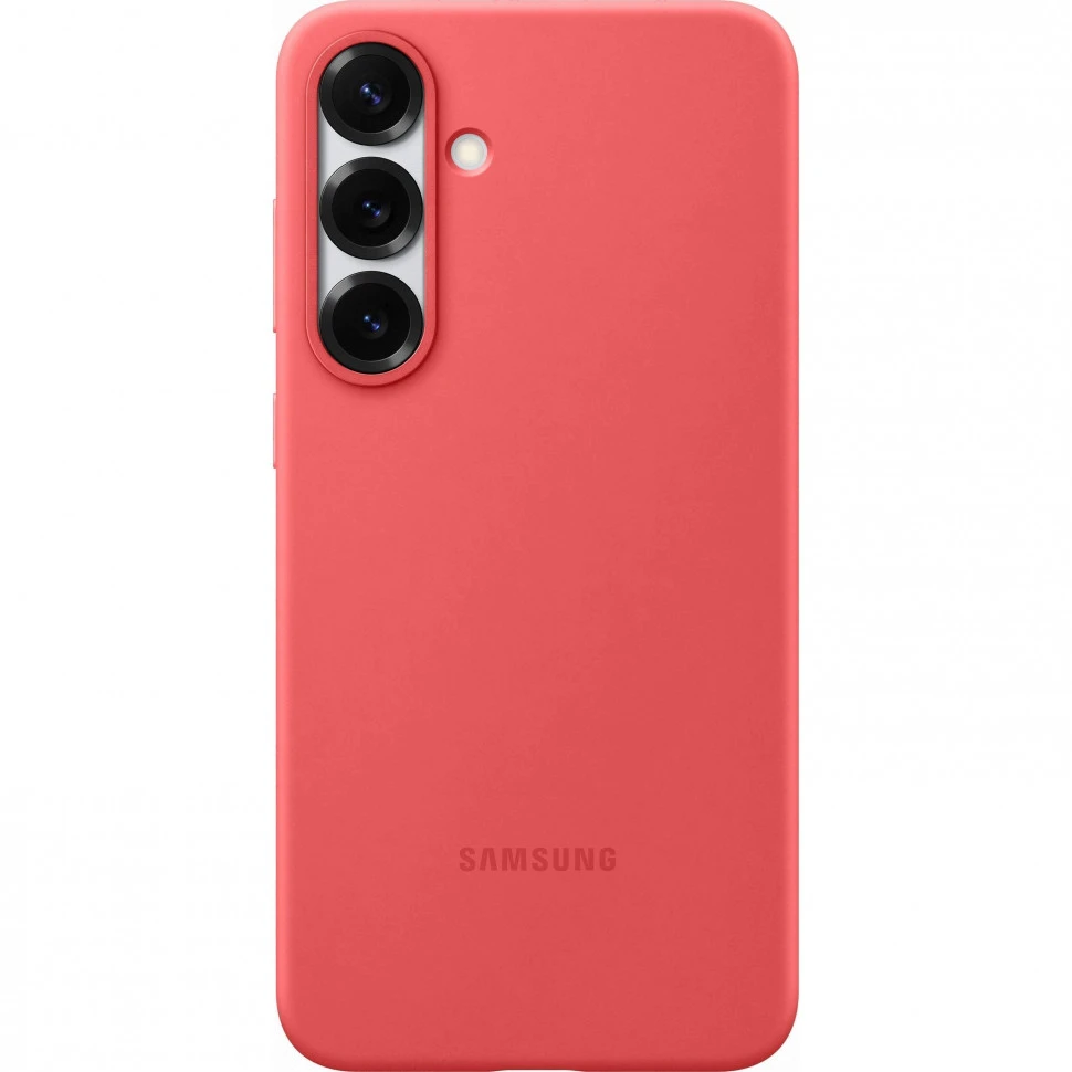 Чехол защитный Samsung Silicone Case для Samsung Galaxy S25+ Красный