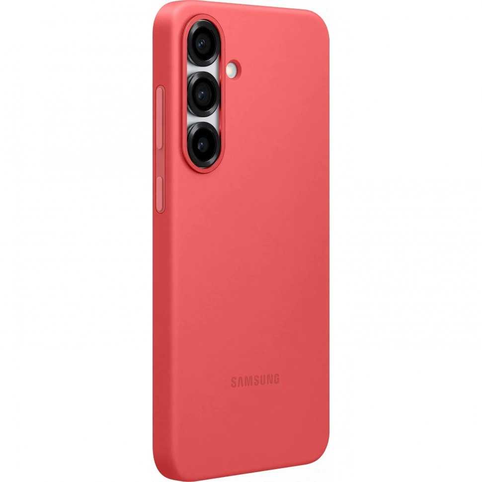 Чехол защитный Samsung Silicone Case для Samsung Galaxy S25+ Красный