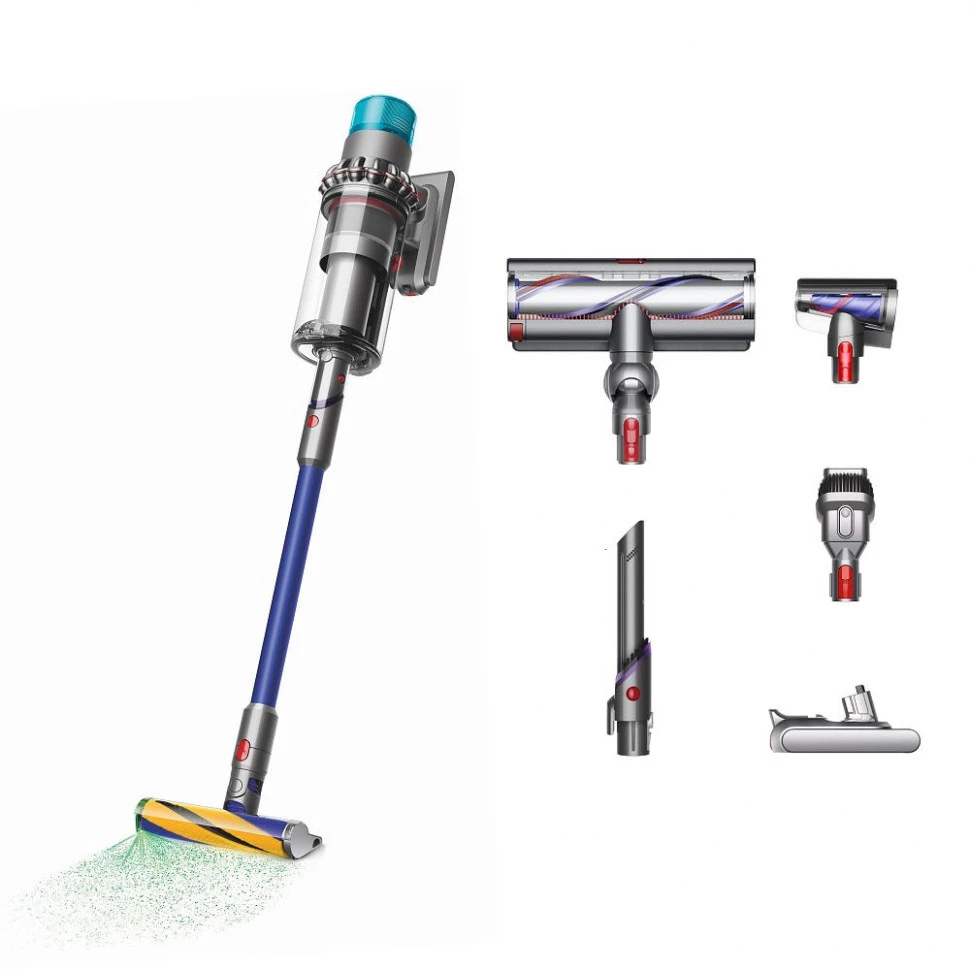 Вертикальный беспроводной пылесос Dyson Gen5 Outsize (SV24) Nikel/Blue (Вилка CN)