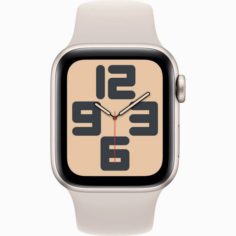 Умные часы Apple Watch SE 2023 44mm Starlight Aluminum Case with Starlight Sport Band (M/L)