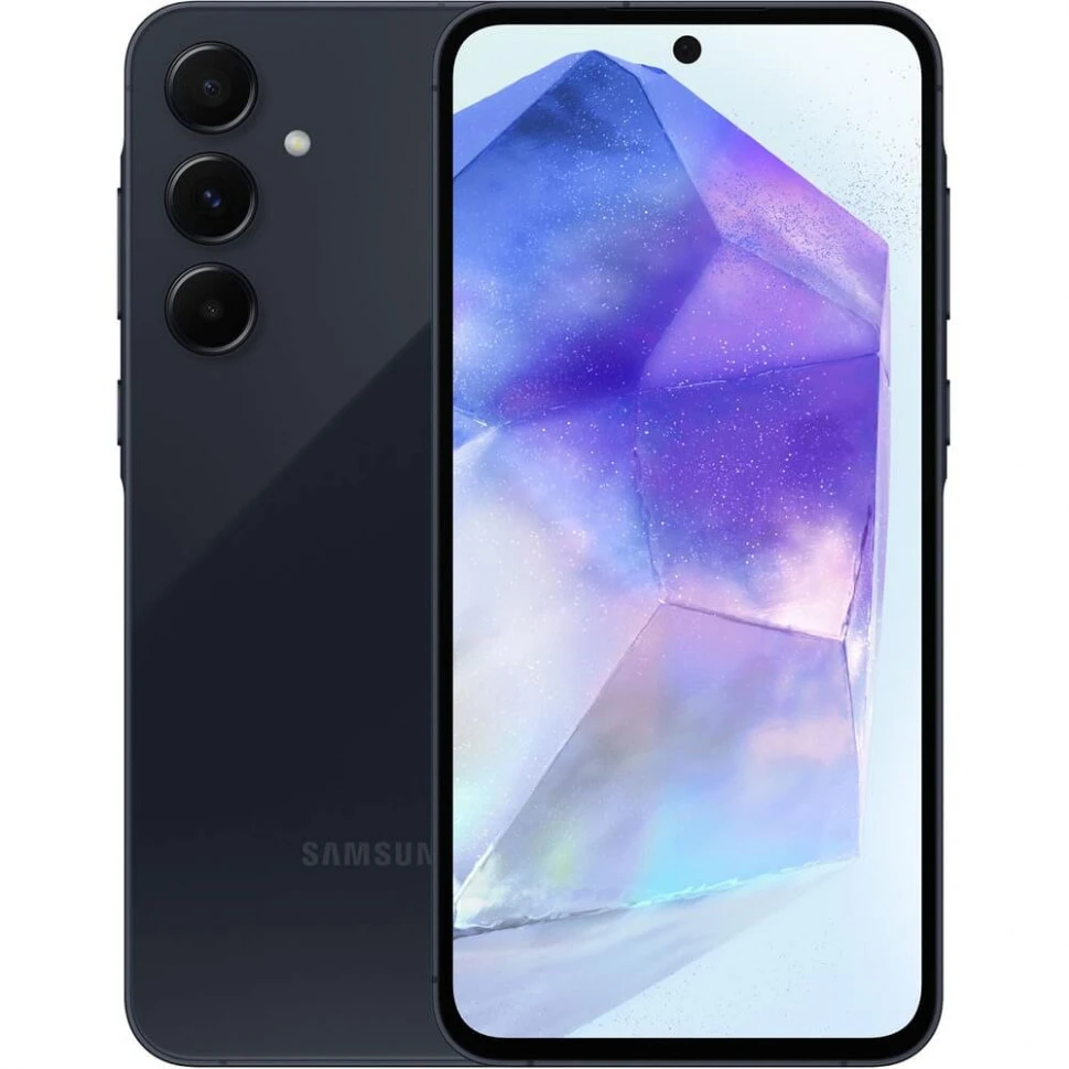 Смартфон Samsung Galaxy A55 5G 12/256GB Черный (Awesome Navy)
