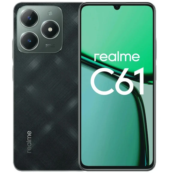 Смартфон realme C61 6/128GB Зеленый (Dark Green)