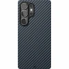 Чехол защитный VLP Kevlar Case MagSafe для Samsung Galaxy S25 Ultra Синий