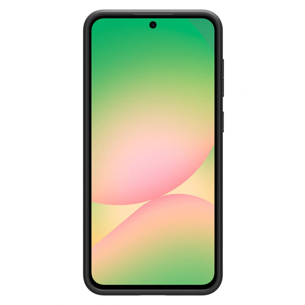 Чехол защитный Spigen Liquid Air для Samsung Galaxy A56 Черный (Matte Black)