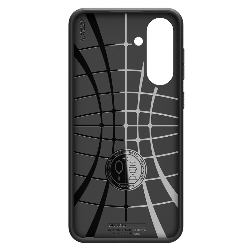 Чехол защитный Spigen Liquid Air для Samsung Galaxy A56 Черный (Matte Black)
