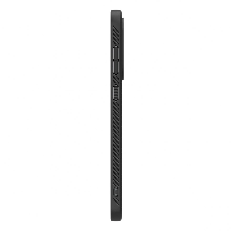 Чехол защитный Spigen Liquid Air для Samsung Galaxy A56 Черный (Matte Black)