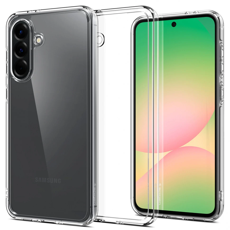 Чехол защитный Spigen Ultra Hybrid для Samsung Galaxy A56 Прозрачный