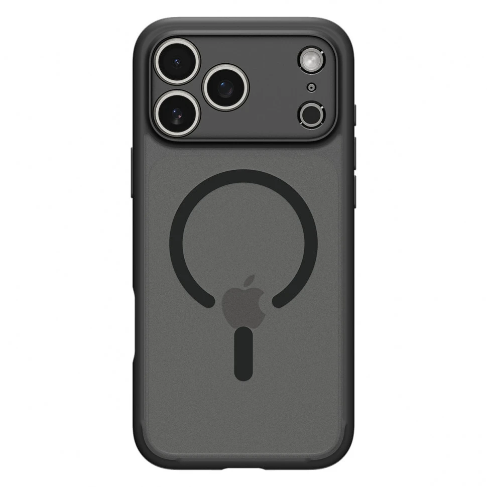 Чехол защитный Spigen Ultra Hybrid для iPhone 17 Pro Черный (Matte Black)