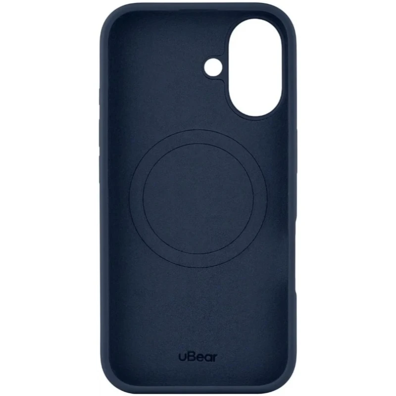 Чехол защитный uBear Touch Mag Case для iPhone 16 Темно-синий