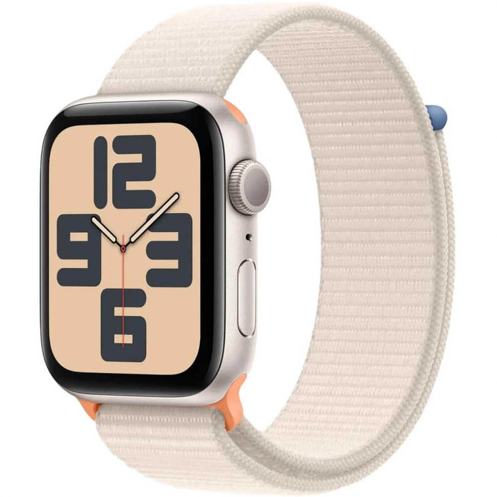 Умные часы Apple Watch SE 2023 40mm Starlight Aluminum Case with Starlight Sport Loop