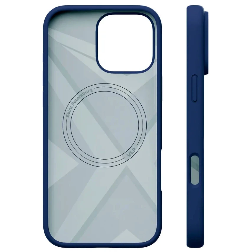 Чехол защитный VLP Aster Case MagSafe для iPhone 16 Pro Max Ультрамарин