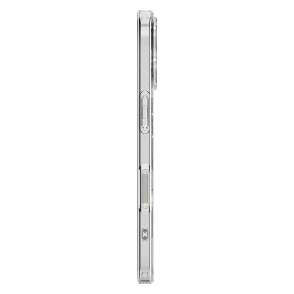 Чехол защитный Spigen Liquid Crystal MagSafe для iPhone 17 Прозрачный (Clear White)