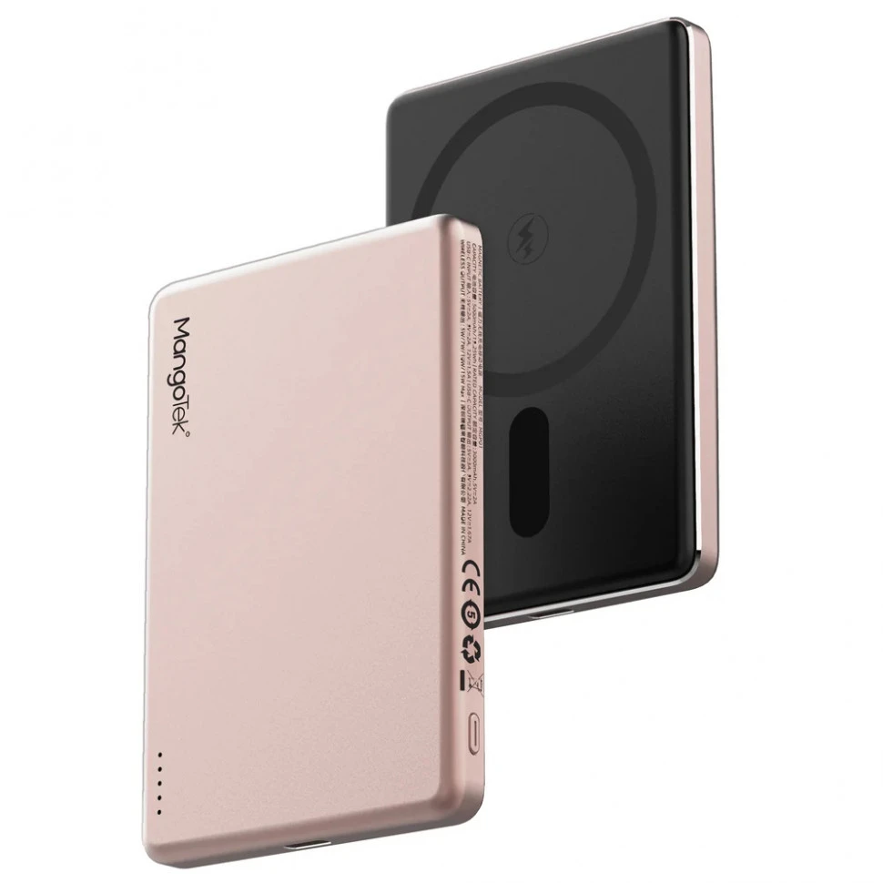 Внешний аккумулятор MangoTek MGP01 5000 мАч MagSafe Розовое золото (Rose Gold)