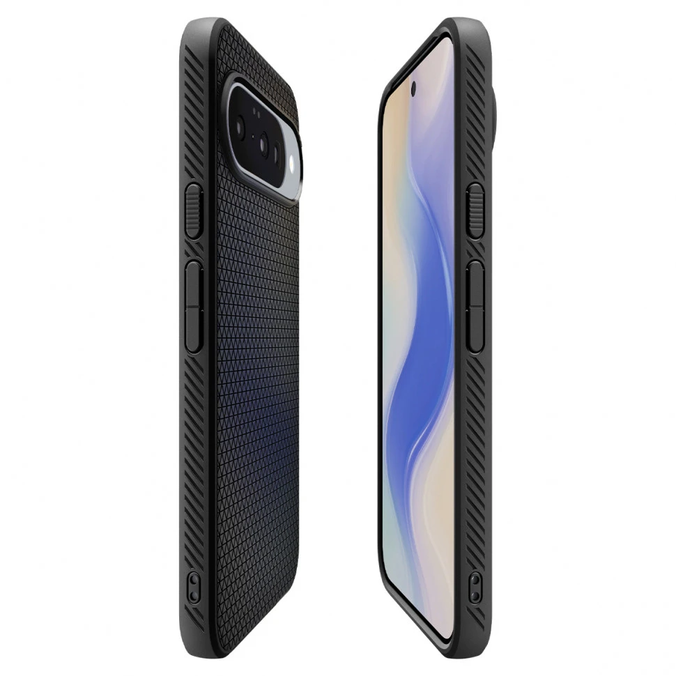 Чехол защитный Spigen Liquid Air MagFit для Google Pixel 10/10 Pro Черный (Black)