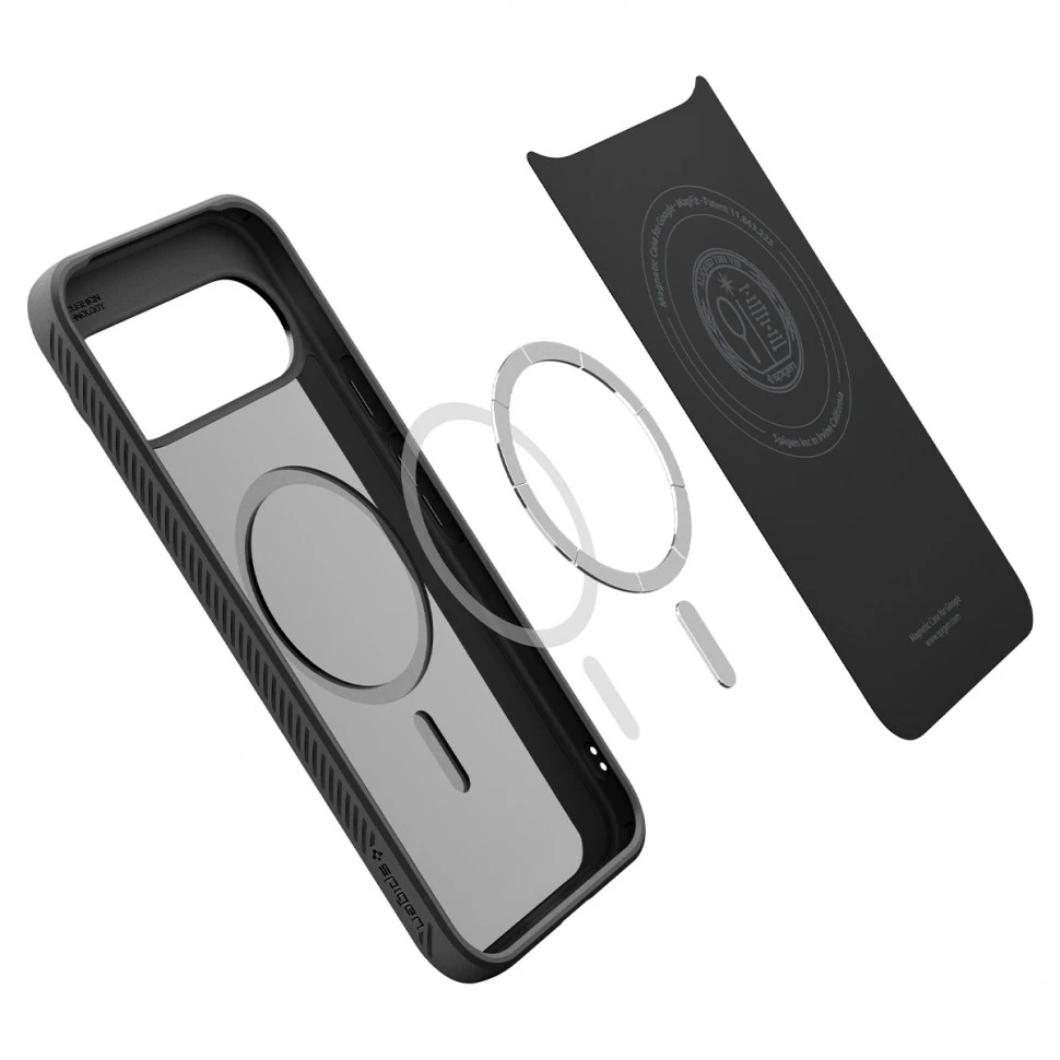 Чехол защитный Spigen Liquid Air MagFit для Google Pixel 10/10 Pro Черный (Black)